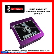 MOHAWK MU SERIES 6 CHANNEL PLUG AND PLAY AMPLIFIER FOR ANDROID PLAYER 100% ORIGINAL.
