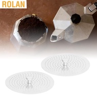 rolan 2Pcs Coffee Press Filter  Mocha Pot Accessories Aluminum Pressed French Replacement Reusable F