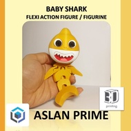 BABY SHARK Flexi 3D Print Action Figure Figurine Toy Toys Viral Character Children Song Collection P