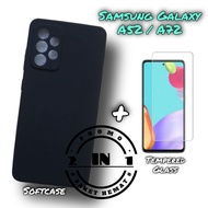 PROMO Case SAMSUNG GALAXY A72  / SAMSUNG GALAXY A52 / SAMSUNG GALAXY A32 - 4G Terbaru Premium Case Anti Fingerprint Slim Matte SoftCase FREE Pelindung Layar Tempered Glass Clear Case Matte Samsung Galaxy A72 / A52 / A32 - 2021