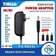 Universal 3V 5V 6V 7.5V 8V 8.5V 9V 9.5V 10V 11V 12V 200mA 300mA 500mA 600mA 800mA 1A 1.5A 2A 3A AC/D
