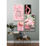 FLS2-00 WD PINK Wall Decoration/ Room Decoration Wooden Decoration Wall Decor Bedroom Decoration Con