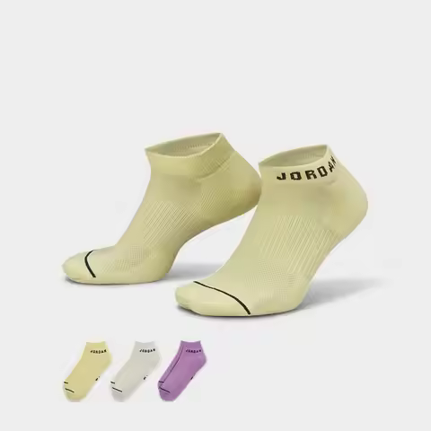 Nike genuine JORDAN New Unisex Breathable Loafer Socks 3-Pack DX9656-908