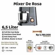 Mixer De Rosa Signora Kapasitas 6,5 Liter