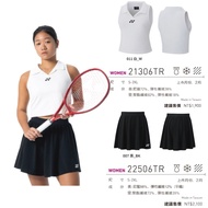 Women [YVM Badminton] YONEX Sports Vest Badminton Jersey Tennis Hakama Skirt 21306TR 22506TR