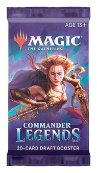 Magic The Gathering Commander Legends Booster Pack - 2 Legends - Total 20 MTG Cards (1 Draft Booster
