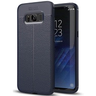 สำหรับ Samsung Galaxy S8 / S8 Plus Case ซิลิโคนกันกระแทก PU หนังกลับ Soft กรอบโทรศัพท์เทอร์โม TPU