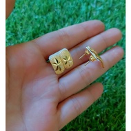 ♞,♘10K Gold Clip/ Stud Earrings. Long lasting and Hypoallergenic.