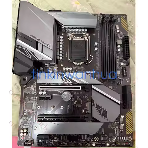 used For Gigabyte Z590 GAMING X Motherboard LGA1200 DDR4 3×M.2 6×SATAIII DP ATX.