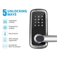 Tuya Stay Lock Lockout Smartlock Indoor Door Wooden Door Intelligent Combination Fingerprint Lock