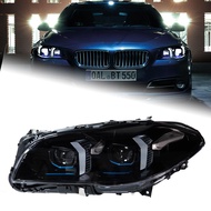 AKD Car For BMW F10 F18 2010-2017 Headlight DRL Hella 12V H7 LED Bi Xenon Bulbs Fog Light Tools 2 PC