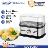 Sonifer Egg Boiler 200W Stainless housing Egg Cooker Egg Steamer Electric steamer with 6 eggs Electr