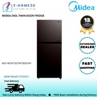 MIDEA (MID-MDRT307MTB28-MY) 240L TWIN DOOR FRIDGE