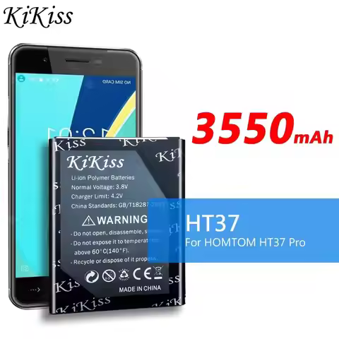 For Homtom HT37 Pro Durable Mobile Phone Battery 3550mAh Reliable Power