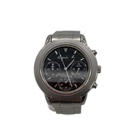 Agnes b. others quartz wrist watch analogues stainless BLK SLV Direct from Japan Secondhand
