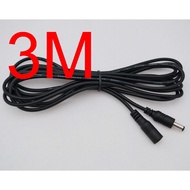 5.5mm x 2.1mm Plug Male to Female 5V 6V 9V 12V Single Color LED Strip LCD CCTV DC Power Adapter Exte