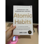 Self improvement book atomic habits by james clear, preloved like new