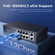 【BBI】-POE Switch 100Mbps Ethernet Switch POE Splitter IEEE 802.3af/At for IP Camera Wireless AP US P