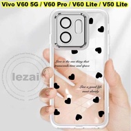 Casing Vivo V60 V 60 Pro V60 Lite 5G Vivo V50 Lite 5G Casing Soft Shockproof Clear Luxury Back Cover