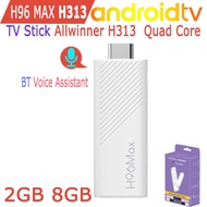 H96 Max H313TS Android TV Stick Allwinner H313 Quad Core 4K Video Wifi6 Voice Assistant Smart TV Box