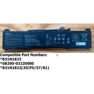 BATTERY ASUS B31N1822 ZenBook Flip 14 UM462 UM462D UM462DA UX462 UX462D UX462DA LAPTOP BATTERY