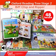 (In Stock) พร้อมส่ง หนังสือหัดอ่านภาษาอังกฤษ Oxford Reading Tree Stage 2  48 Books + Free audio + Fr