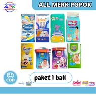 MAMYPOKO BABYPopok ALL BRANDS PACKAGE 1 BALL APK MamyPoko Pants X-tra Dry 12 Hours Absorption