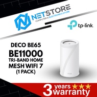 TP-LINK DECO BE65 BE11000 TRI-BAND HOME MESH WIFI 7 (1/2/3 PACK)