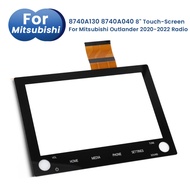 8740A130 8740A040 8740A076 For 2020-2022 Mitsubishi Outlander Radio 8 inch Touch Screen Glass Digiti