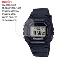3pcs Screen Protector Cover Films For Casio DW-5600/5610 AE-1300/1200/1400 A158WA A159WA A168WA A700