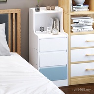 Bedside Table Small Modern Mini Cabinet ins European Style Long Bedside Table Simple Simple Small Ca