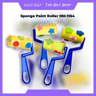 [WE-ARTS] Sponge Paint Roller HM-1164 – Fun, Mess-Free Painting with Cute Patterns!