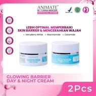 DAY CREAM & NIGHT CREAM ANIMATE GLOWING/ANIMATE DAY & NIGHT PERFECT GLOWING BARRIER 10GR/ ANIMATE PA
