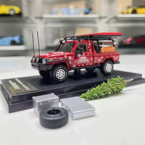Autobots 1:64 Am Toyota Lc79 Land Cruiser J70 Single Cab Pickup Alloy Car Model