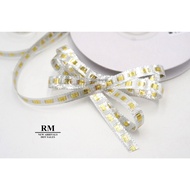 K956 Delicate Gold Silver Webbing 6mm|New Year|Ribbon|Festive|Red Red|Chinese New Year|Chinese Year|