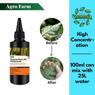 Agro Farm Organic Neem Oil Concentrate / Neem Oil for plants 100ml