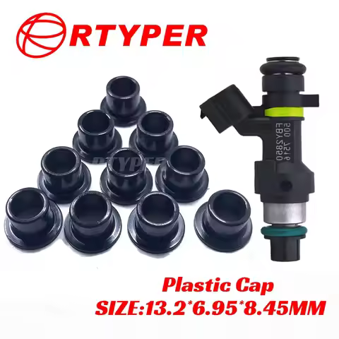 100 PCS Fuel Injector 16600-EN200 FJ1056 FBY2850 Repair Kit Pkastic Cap 31024 For Nissan Cube Versa 