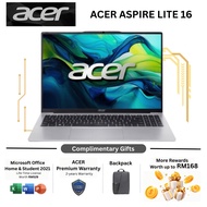 Acer Aspire Lite 16 AL16-52P-59PP 16" WUXGA Laptop Steel Grey i5-1334U 16GB 512GB SSD Intel