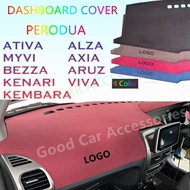 Perodua Car dashboard cover high quality Suede Color model Alza Axia Ativa Aruz Myvi Bezza Viva Keli