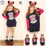 Bugs bunny black polka red sweater