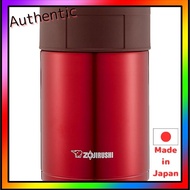 ZOJIRUSHI Stainless Steel Food Jar 450ml Clear Red SW-HC45-RC