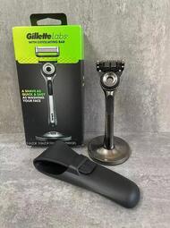 進口吉列Gillette labs系列極光系列5層手動男士剃鬍刀送矽膠套
