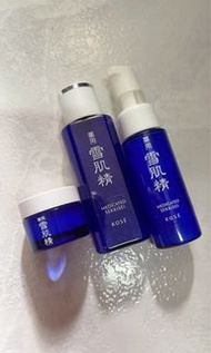 日本雪肌精旅行套裝$20全部（水24ml乳液20ml面霜5ml)