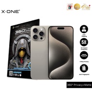 X.One 360 Privacy Matte Impact Screen Protector For iPhone 15/14/13 Pro Max