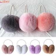 LIGHT Ear Muffs, Pearl Plush Earflaps, Ear Protection Fluffy Cosy Soft Ear Warmer Men Women