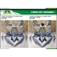 Rapido Coverset cover set Y15 V1 / V2 (sticker Tanam) Sniper Nardo Grey