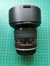 相機鏡頭 Rokinon 14mms F2.8 Canon AE