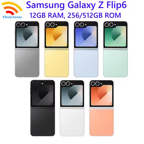 Samsung Galaxy Z Flip 6 Z Flip6 5G F741B F741U1 F741N 6.7" 12GB 256/512GB NFC Snapdragon Original Fo