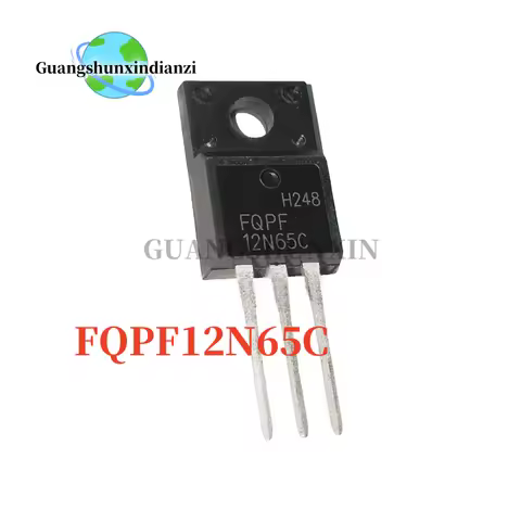 10PCS new FQPF12N65C FQPF12N65 12N65 TO-220F 650V 12A Best Quality transistor In stock