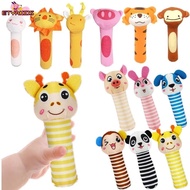 Plush Baby Rattle Toys Infant Rattle Hand Bell Stick Animal Mobiles Toy for Toddler Children Plush Bebe Toddler Toys Gifts